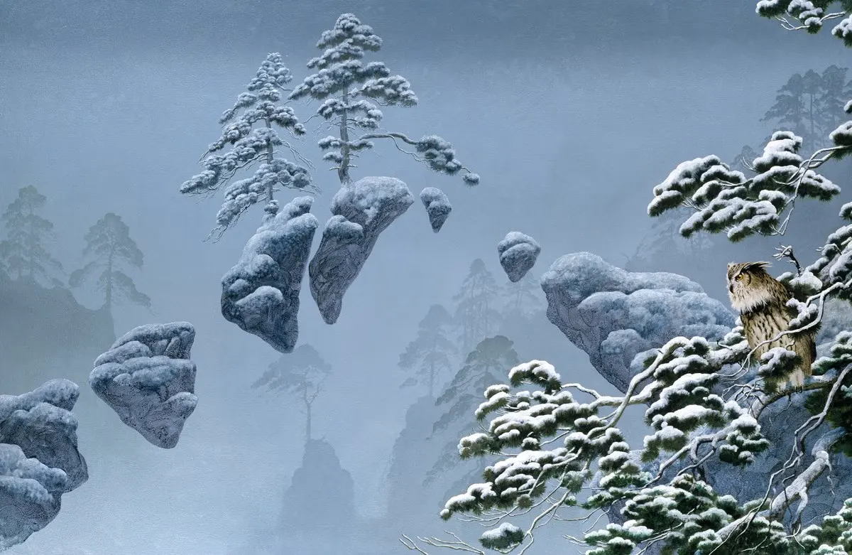 The Old Bridge, 2006 Artwork by Roger Dean